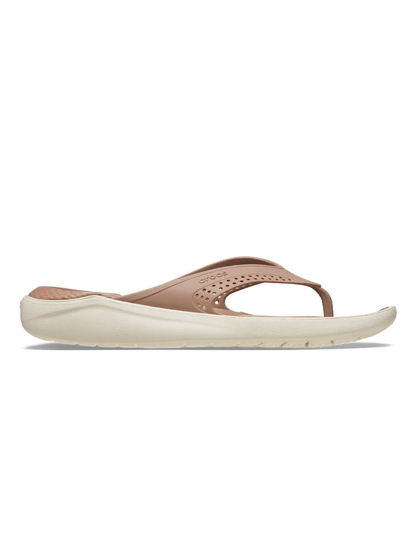 Crocs Brown Unisex Literide Flip Flops