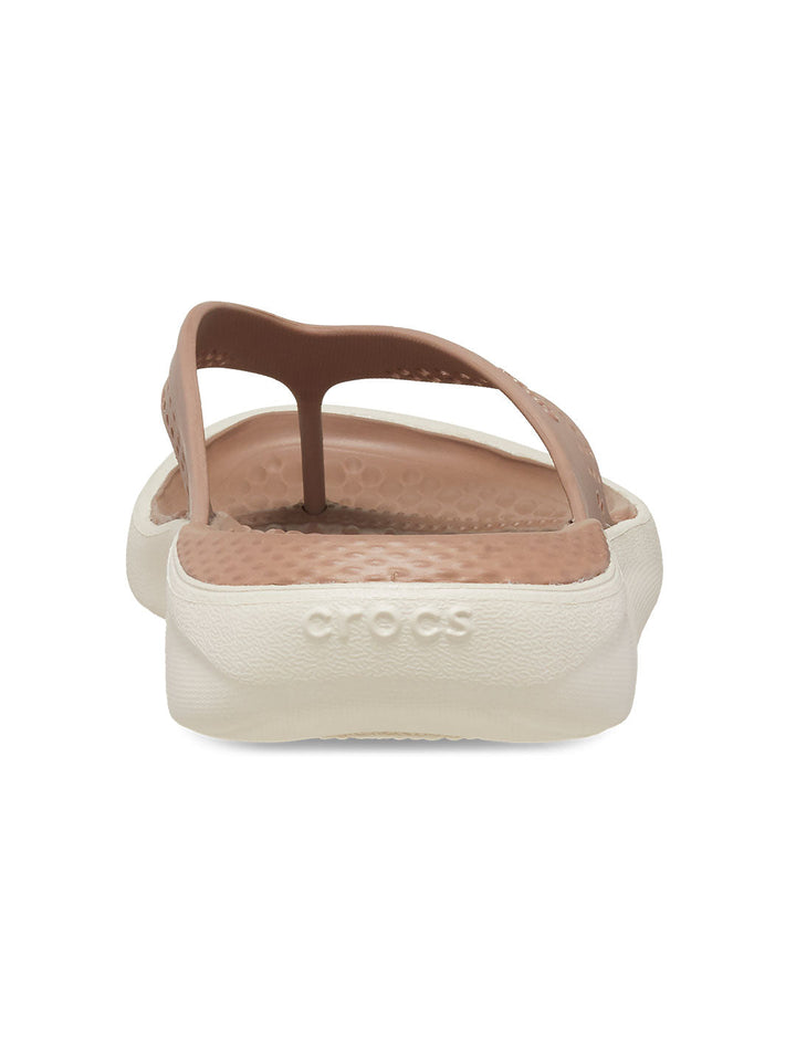 Crocs Brown Unisex Literide Flip Flops