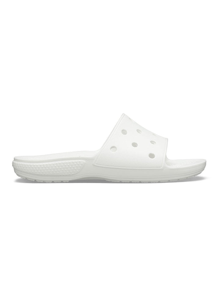 Crocs White Unisex Classic Slides