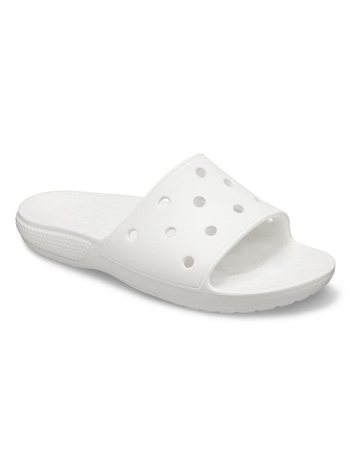 Crocs White Unisex Classic Slides