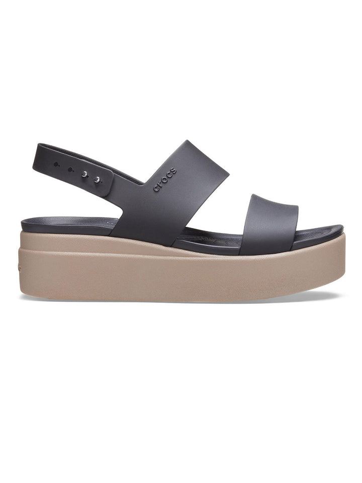 Crocs Black Women Brooklyn Low Wedge