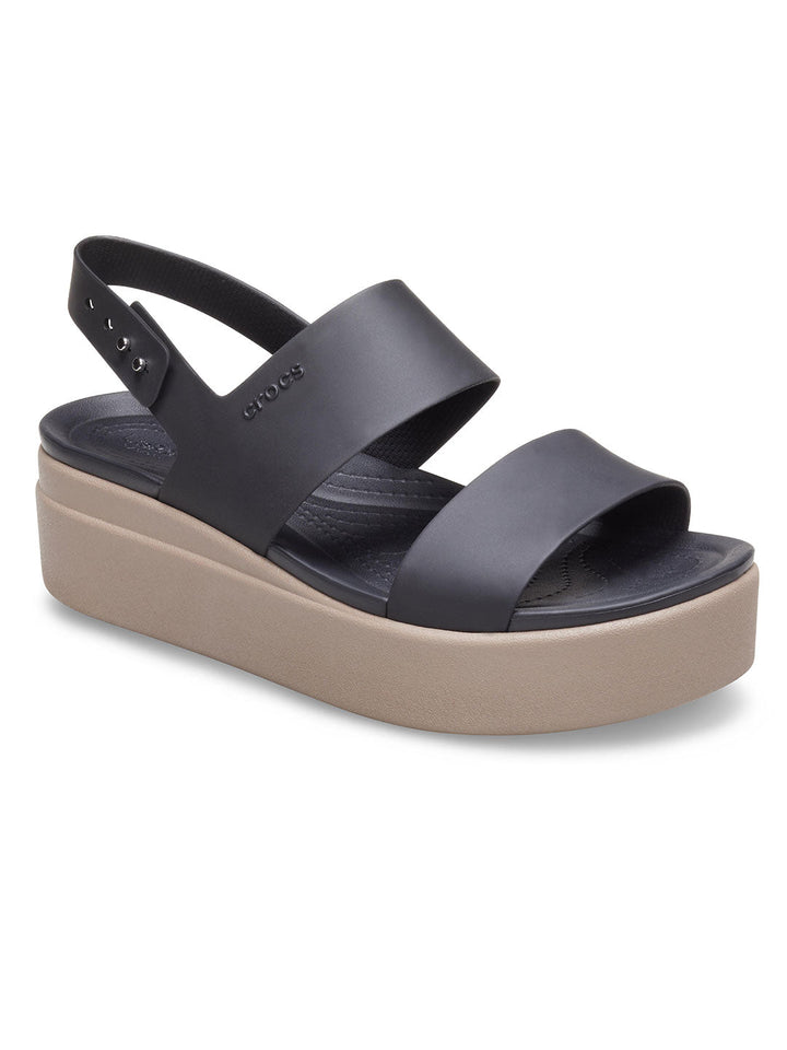Crocs Black Women Brooklyn Low Wedge