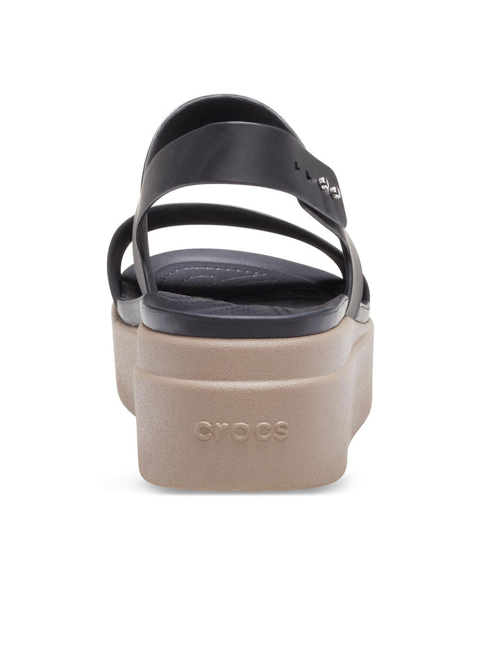 Crocs Black Women Brooklyn Low Wedge