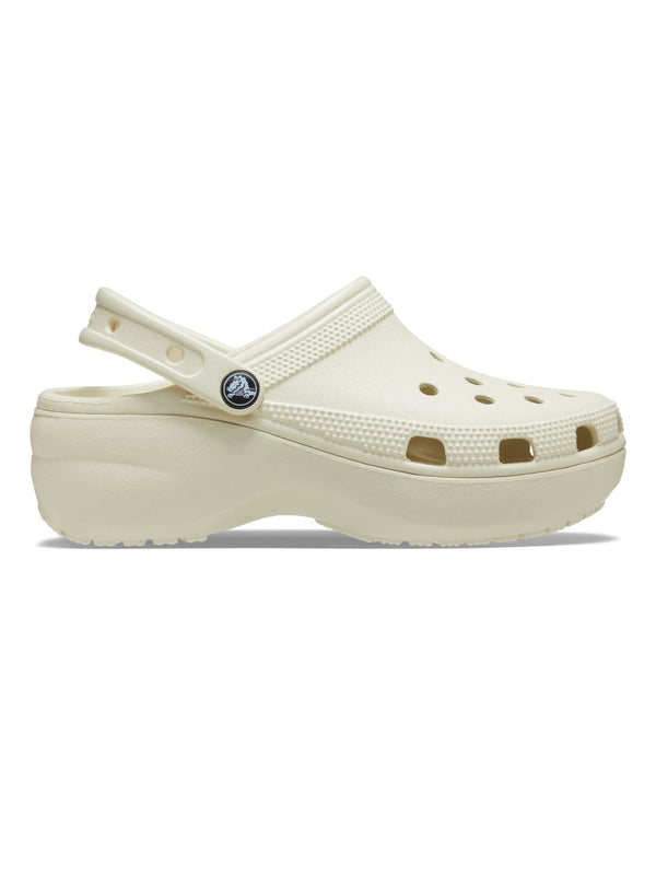Crocs Cream Unisex Classic Platform Clog