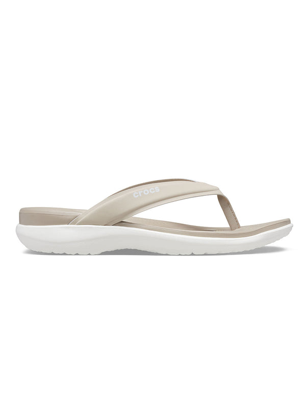 Crocs Beige Women Capri V Sporty Flip Flops