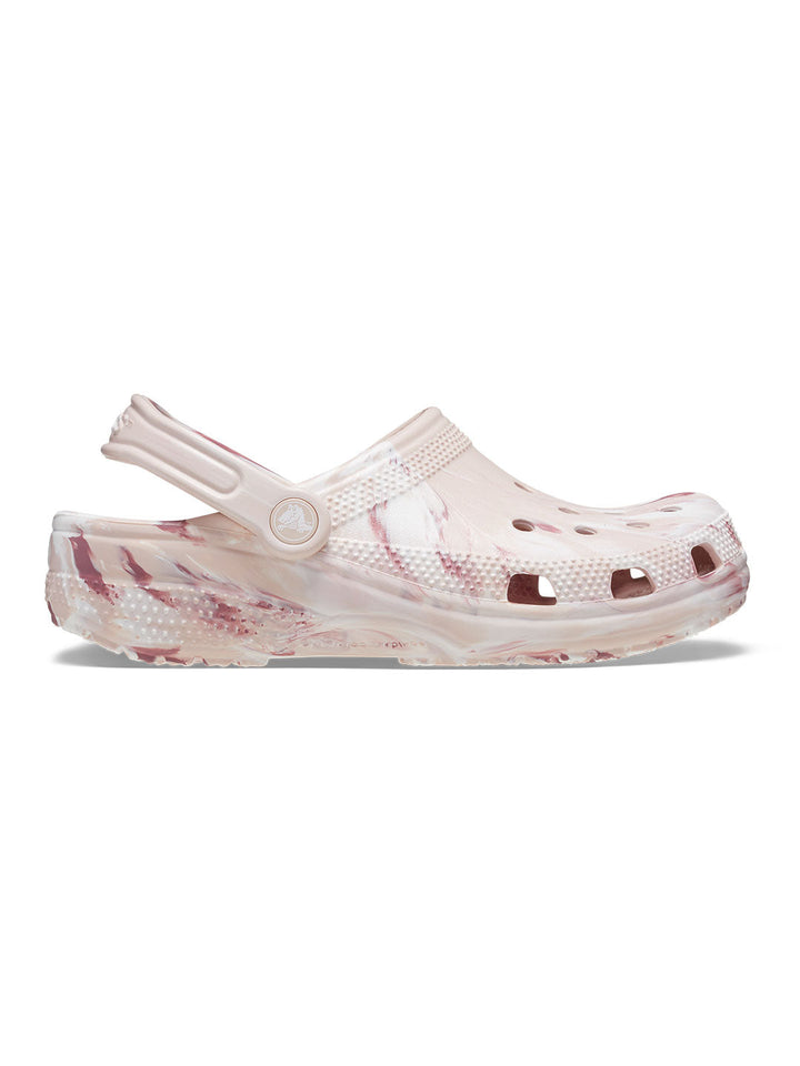 Crocs Beige Unisex Classic Marbled Clog
