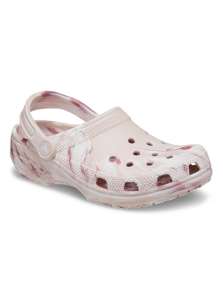 Crocs Beige Unisex Classic Marbled Clog