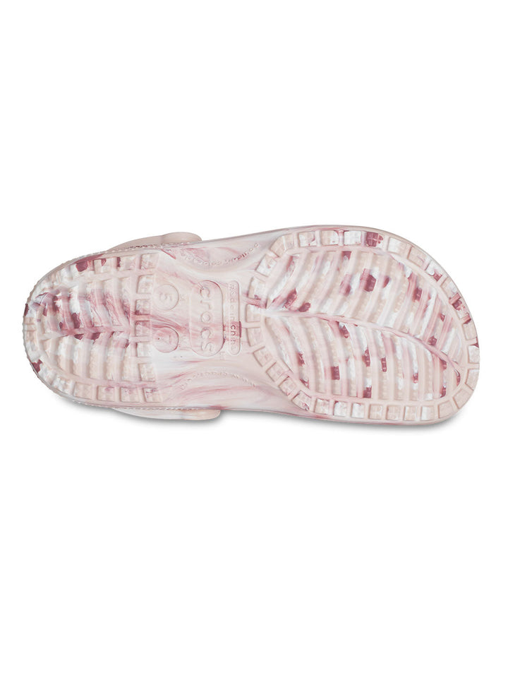 Crocs Beige Unisex Classic Marbled Clog