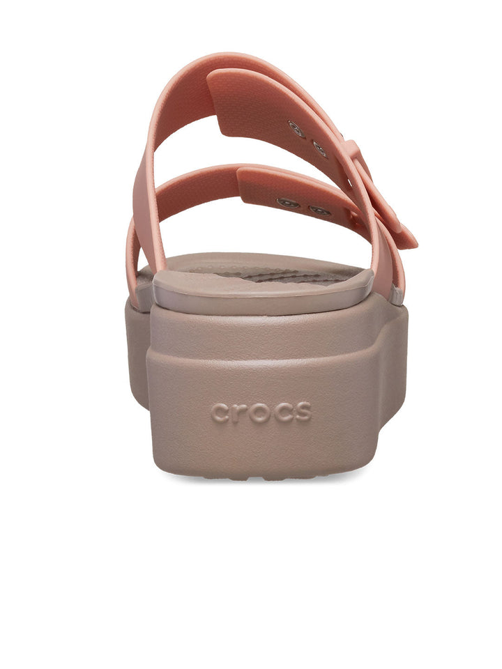Crocs Pink Women Brooklyn Sandal Low Wedges