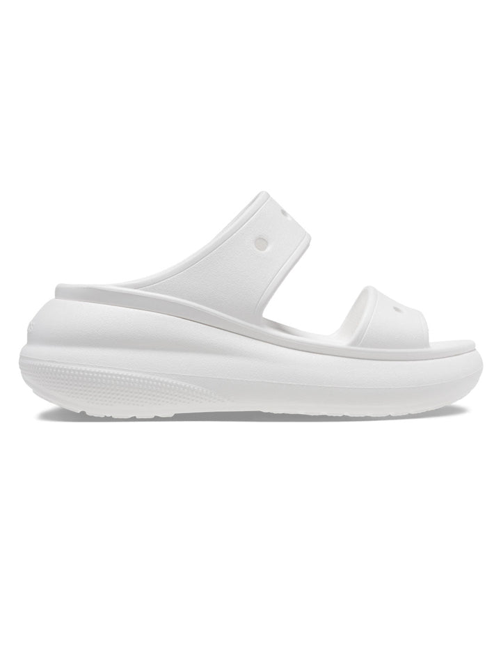 Crocs White Unisex Classic Crush Sandals