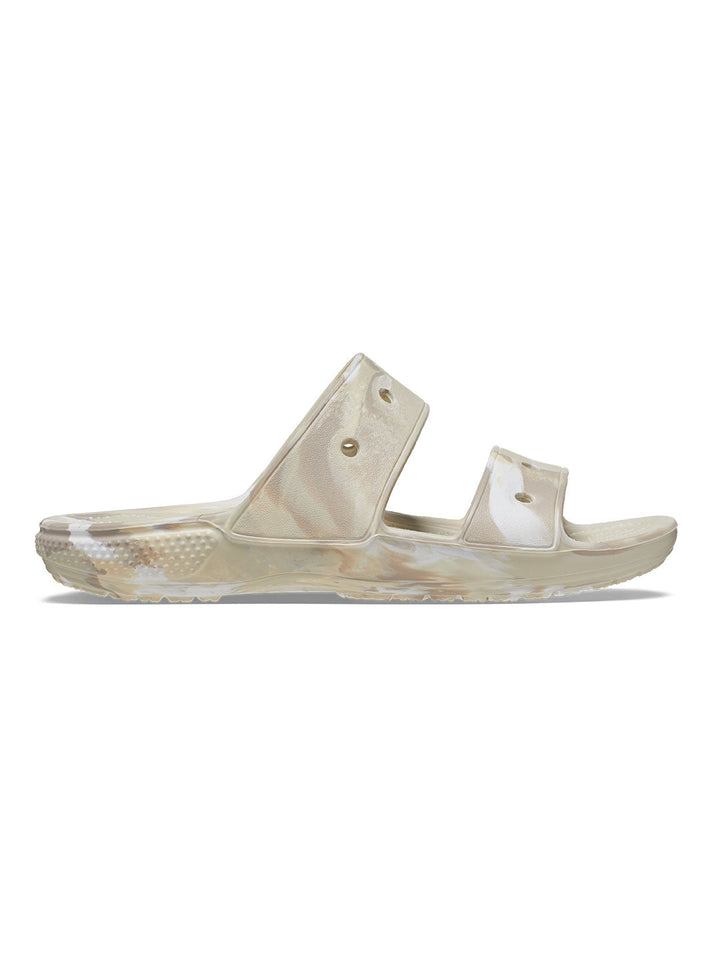 Crocs Beige Unisex Classic Slides