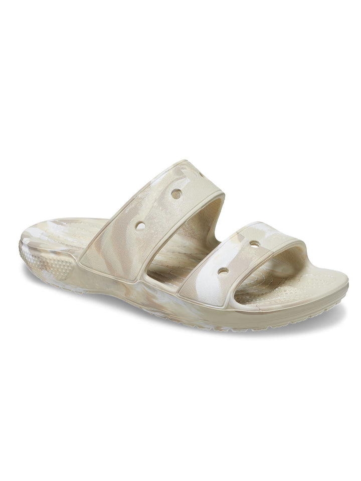 Crocs Beige Unisex Classic Slides
