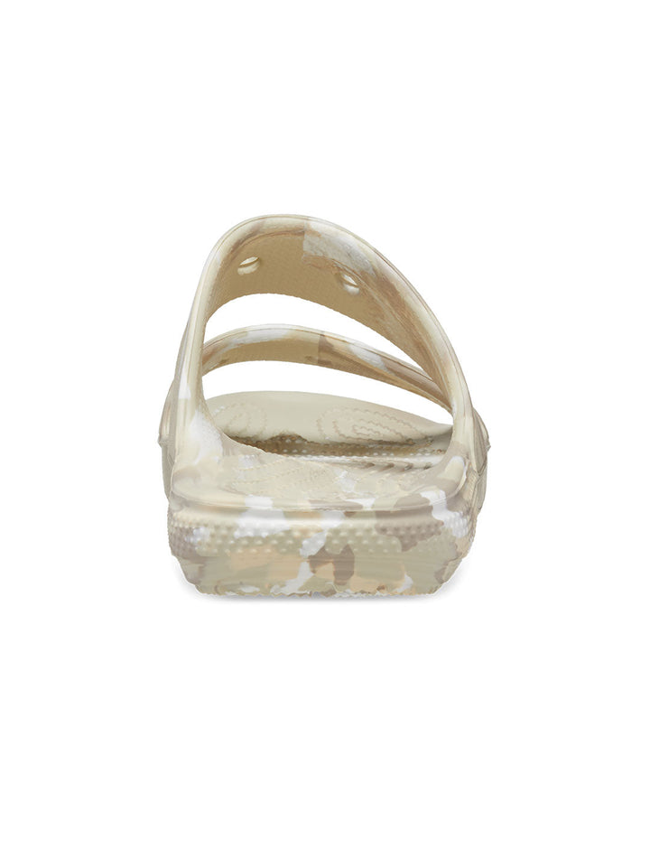 Crocs Beige Unisex Classic Slides