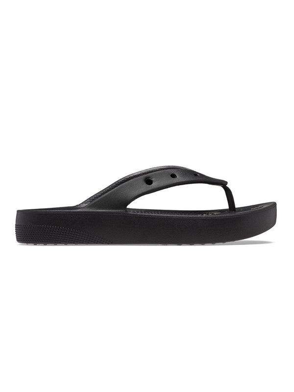 Crocs Black Women Classic Platform Flip Flops