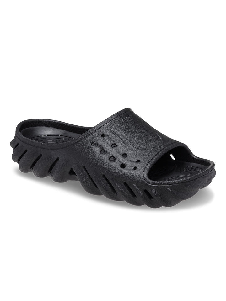 Crocs Black Unisex Echo Slides