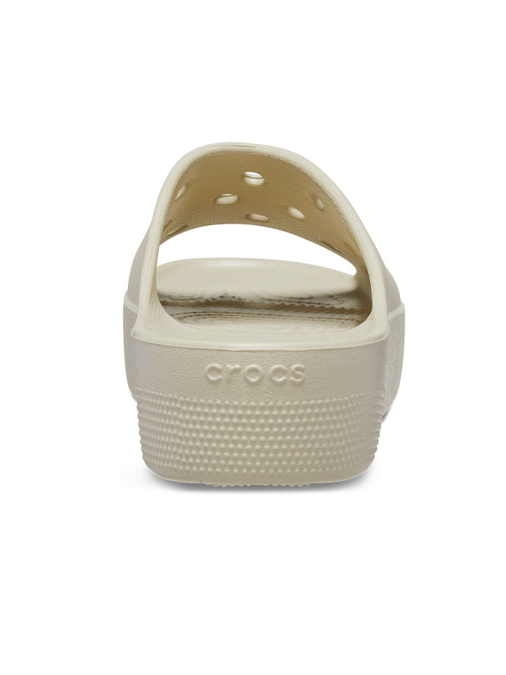 Crocs Cream Women Classic Platform Slides