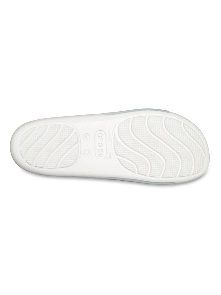 Crocs White Women Splash Glossy Slides