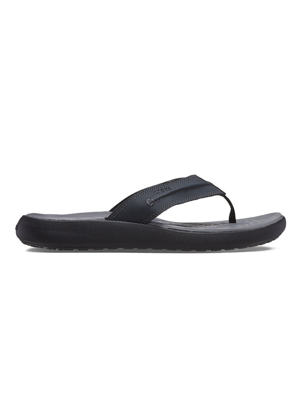 Crocs Black Men Yukon Vista Ii Literide Flip Flops
