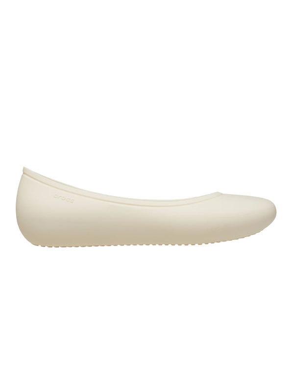 Crocs Cream Women Brooklyn Flat Ballerinas