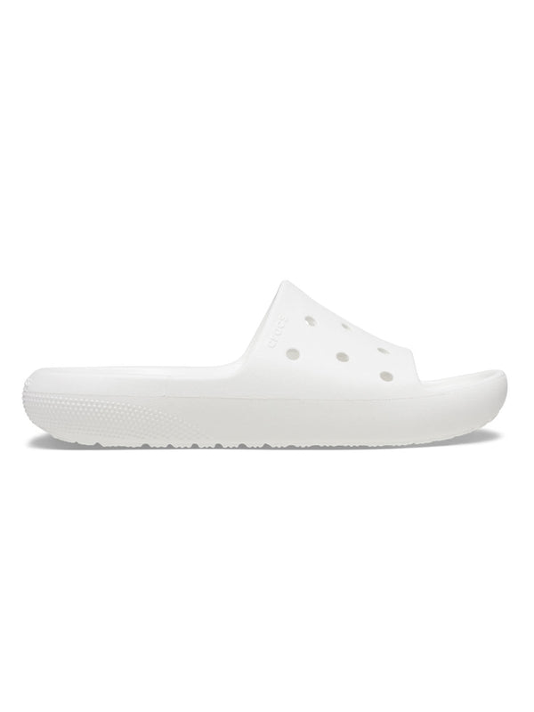 Crocs White Unisex Classic Ii Slides