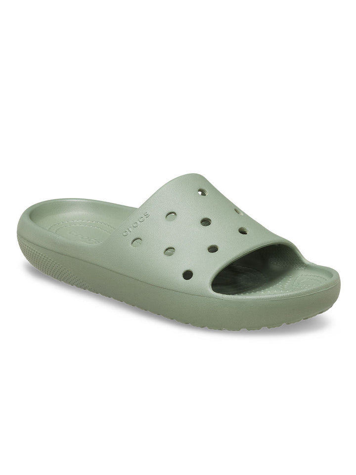 Crocs Green Unisex Classic Ii Slides