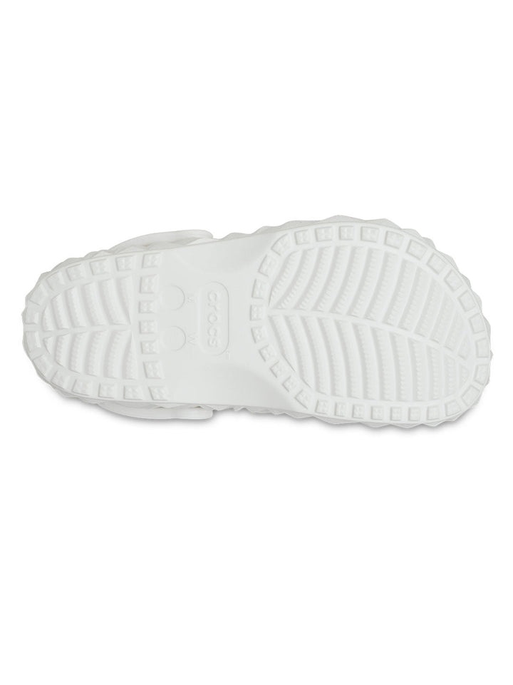 Crocs White Unisex Classic Geometric Clog