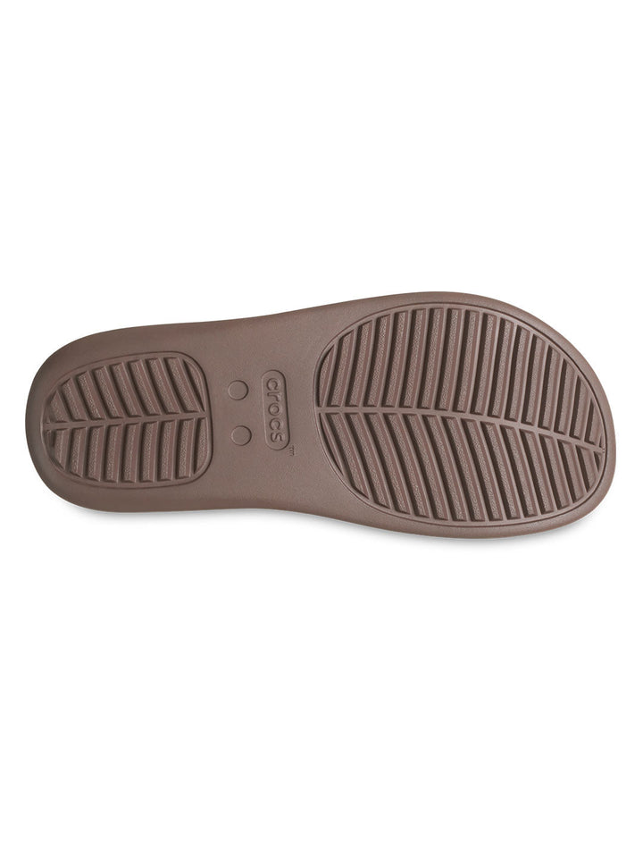 Crocs Brown Women Getaway Groove Platform Flip Flops