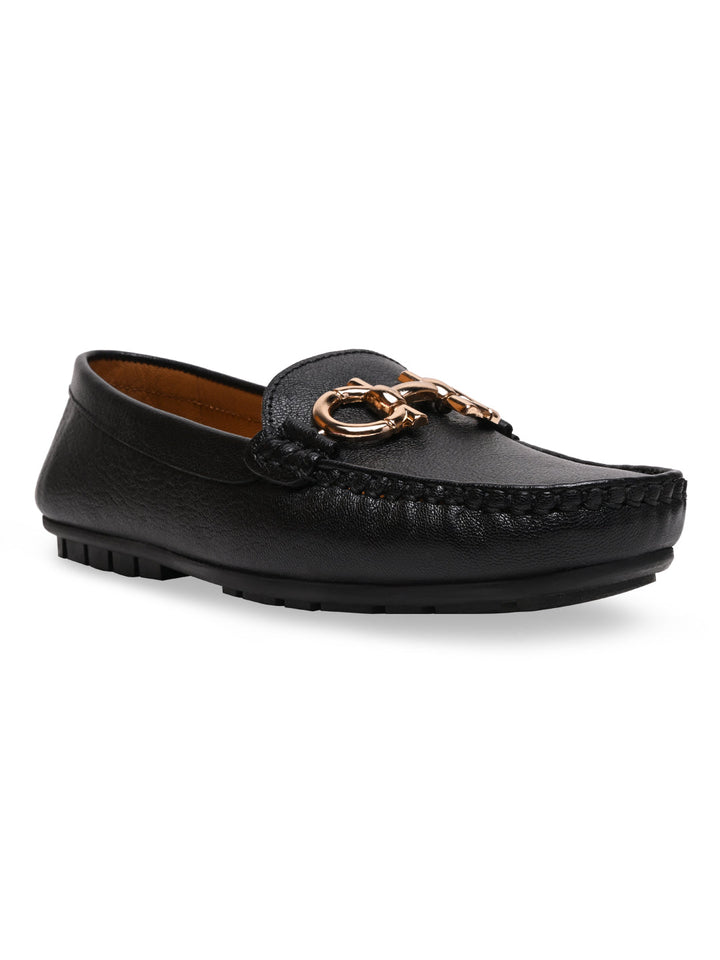 Empower By Rocia Black Women Comfort Buckled Ballerinas