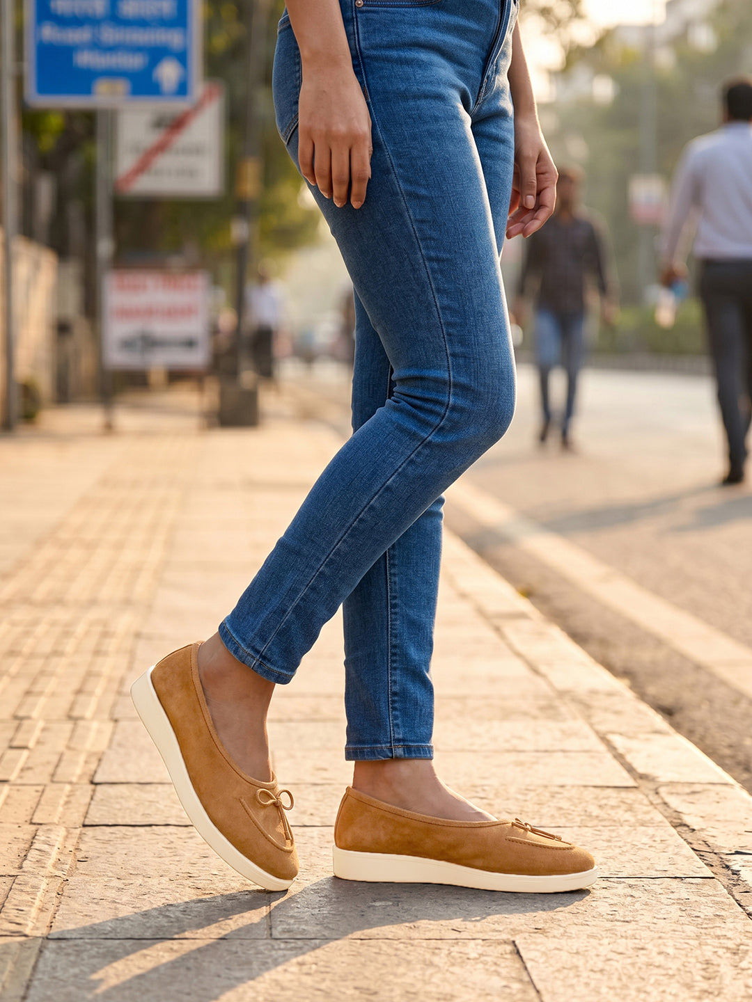 Shop Empower By Rocia Camel Women Stylish Sneakerinas Online