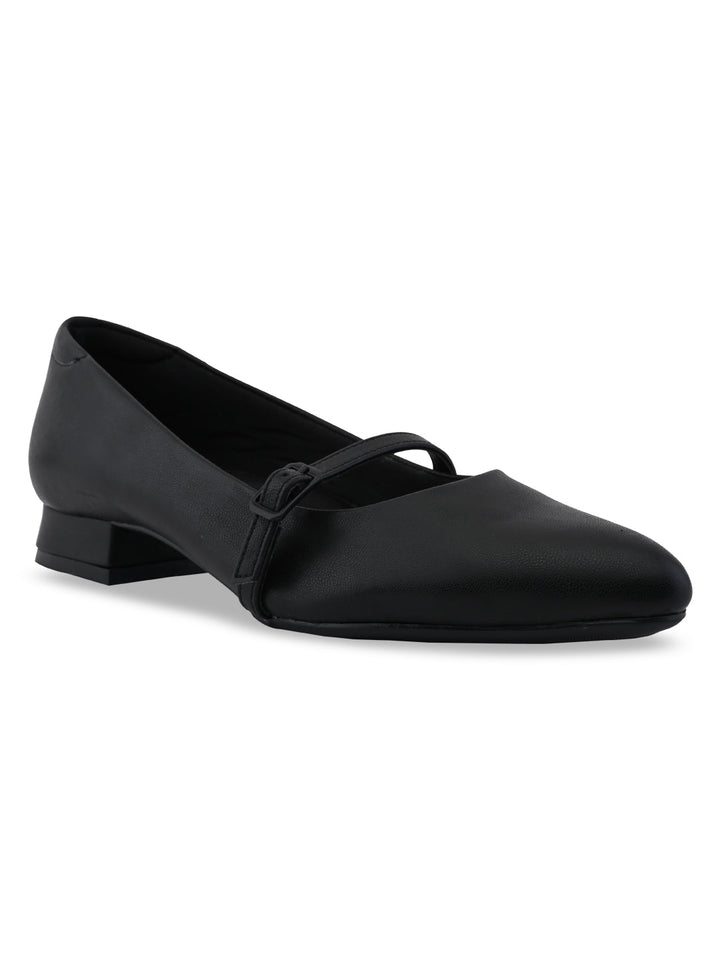 Empower By Rocia Black Women Small Heel Pumps