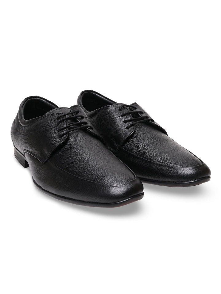 Regal Black Men Leather Lace Ups