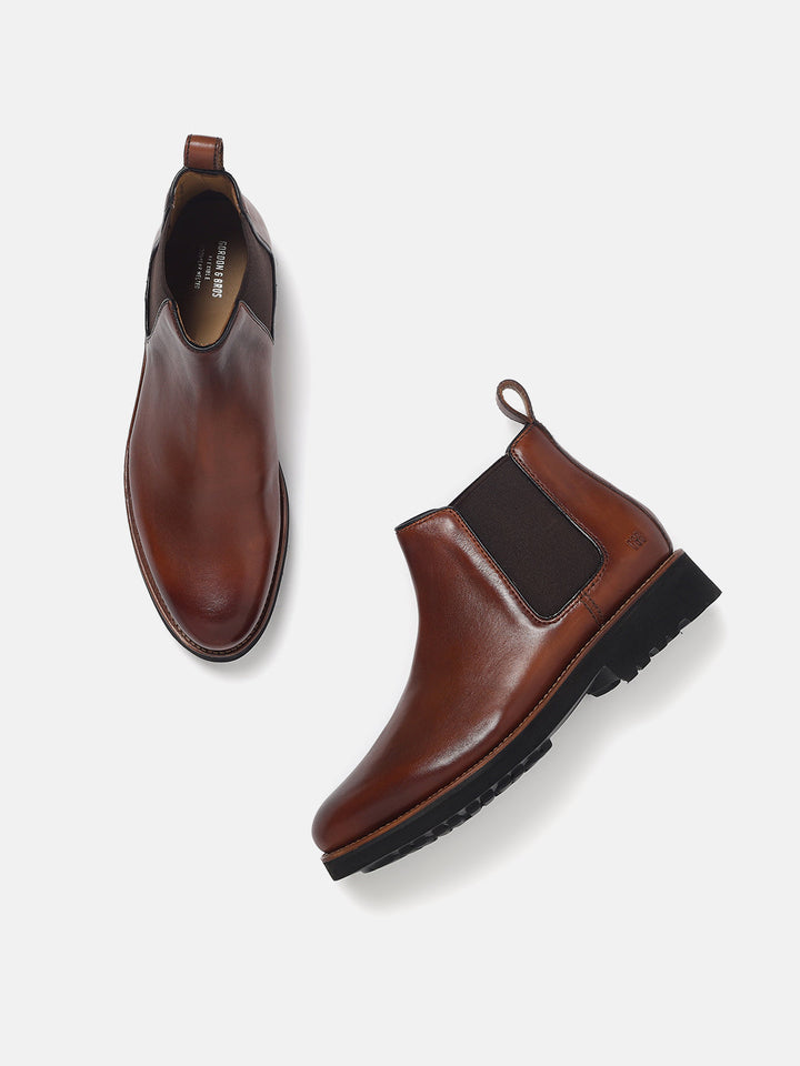 Gordon And Bros Adigo Cognac Men Chelsea Boots