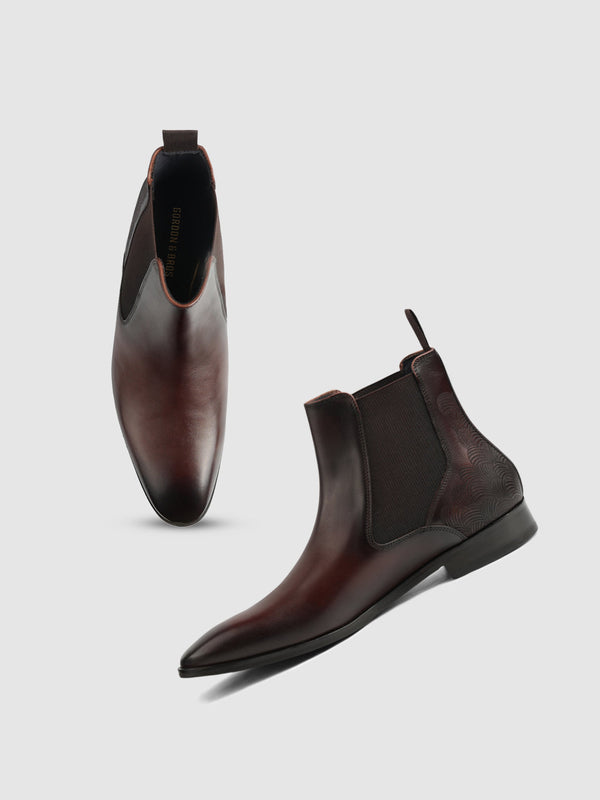 Gordon And Bros Brown Men Chelsea Boots