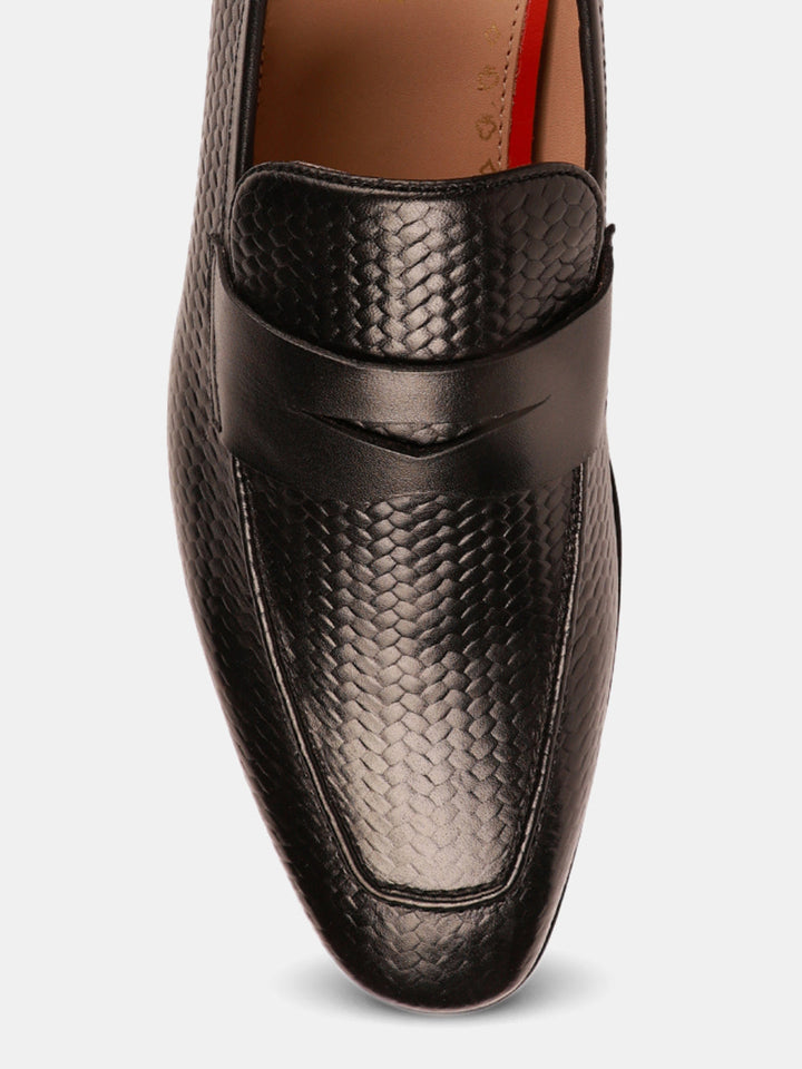 Gordon And Bros Black  Men Formal Slip Ons