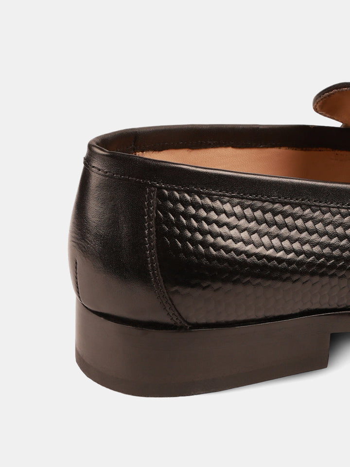 Gordon And Bros Black  Men Formal Slip Ons