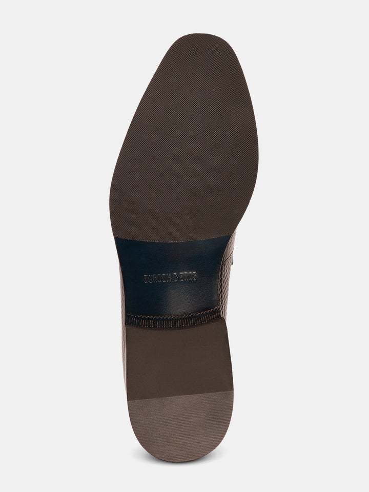 Gordon And Bros Black  Men Formal Slip Ons