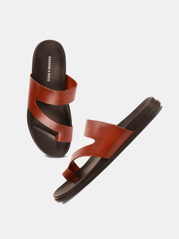 Gordon And Bros Tan Men Sandals