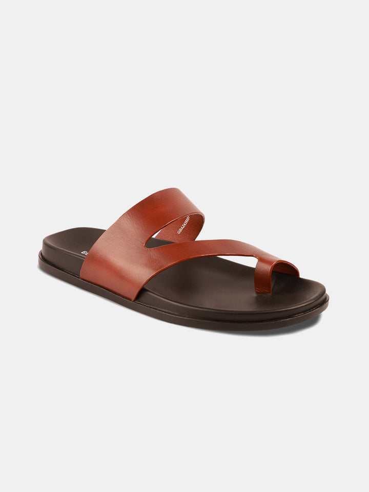 Gordon And Bros Tan Men Sandals