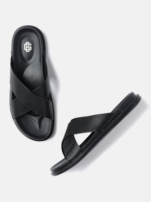 Gordon And Bros Black Hp Men Sandals