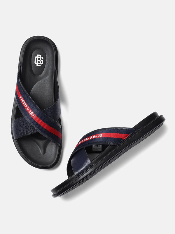 Gordon And Bros Navy Men Sandals