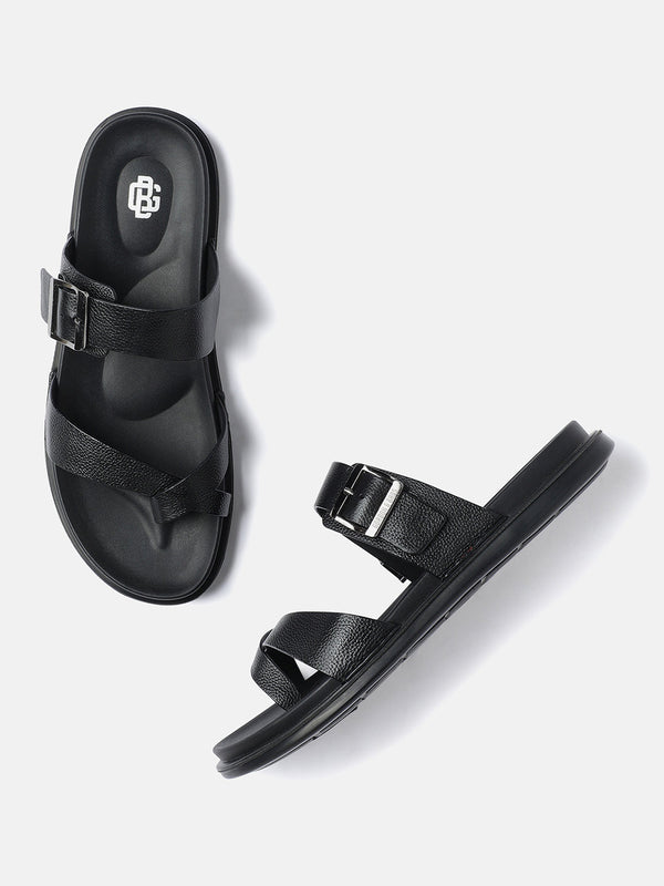 Gordon And Bros Black Men Sandals