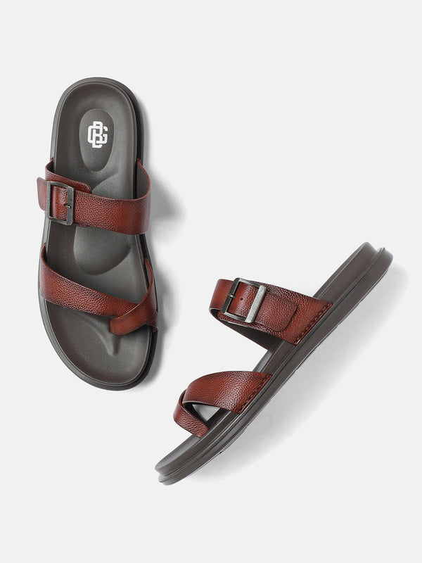 Gordon And Bros Tan Men Sandals
