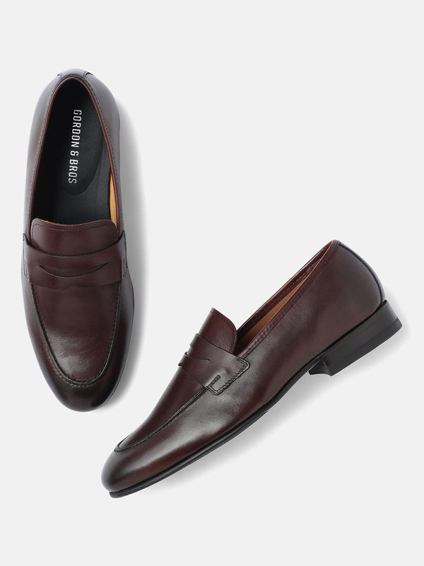 Gordon And Bros Light Brown Men Formal Slip Ons