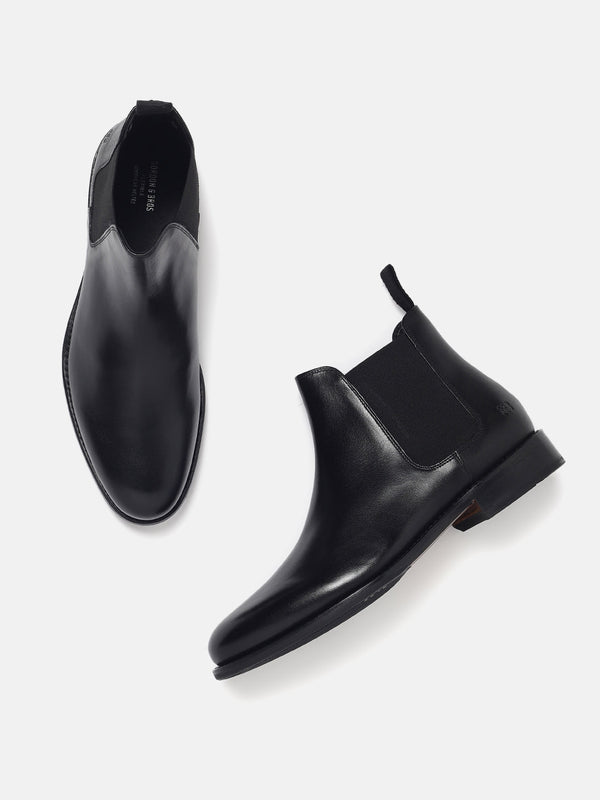 Gordon And Bros Adigo Black Men Chelsea Boots
