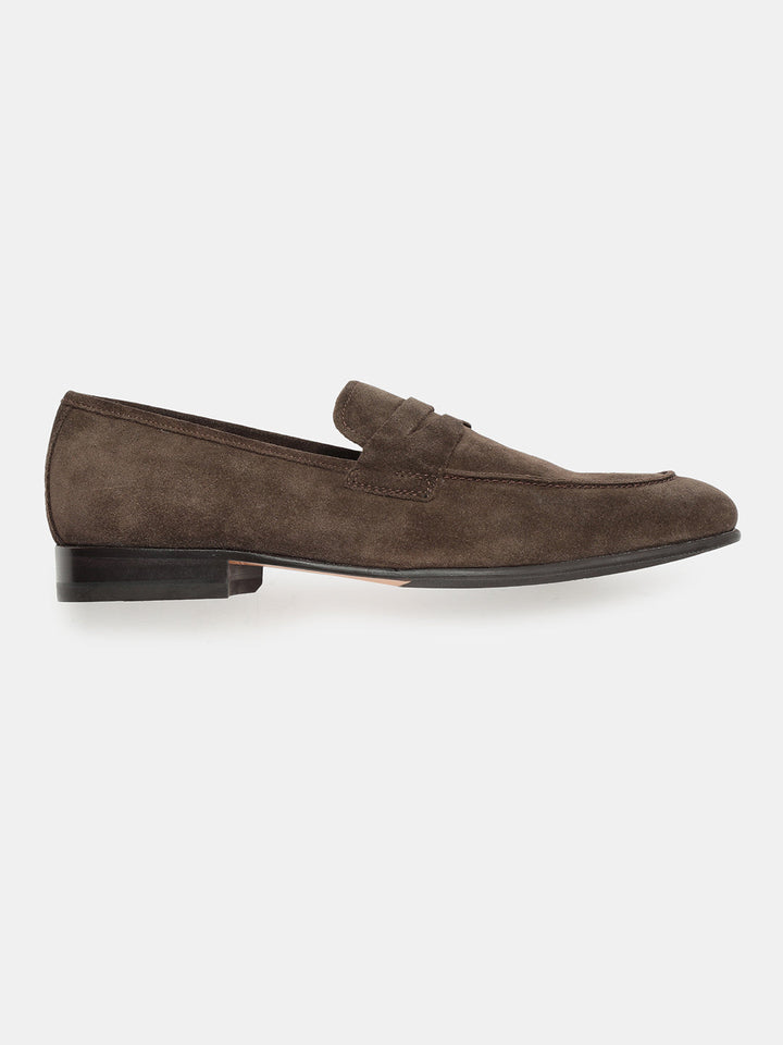 Gordon And Bros Suede Brown Men Formal Slip Ons