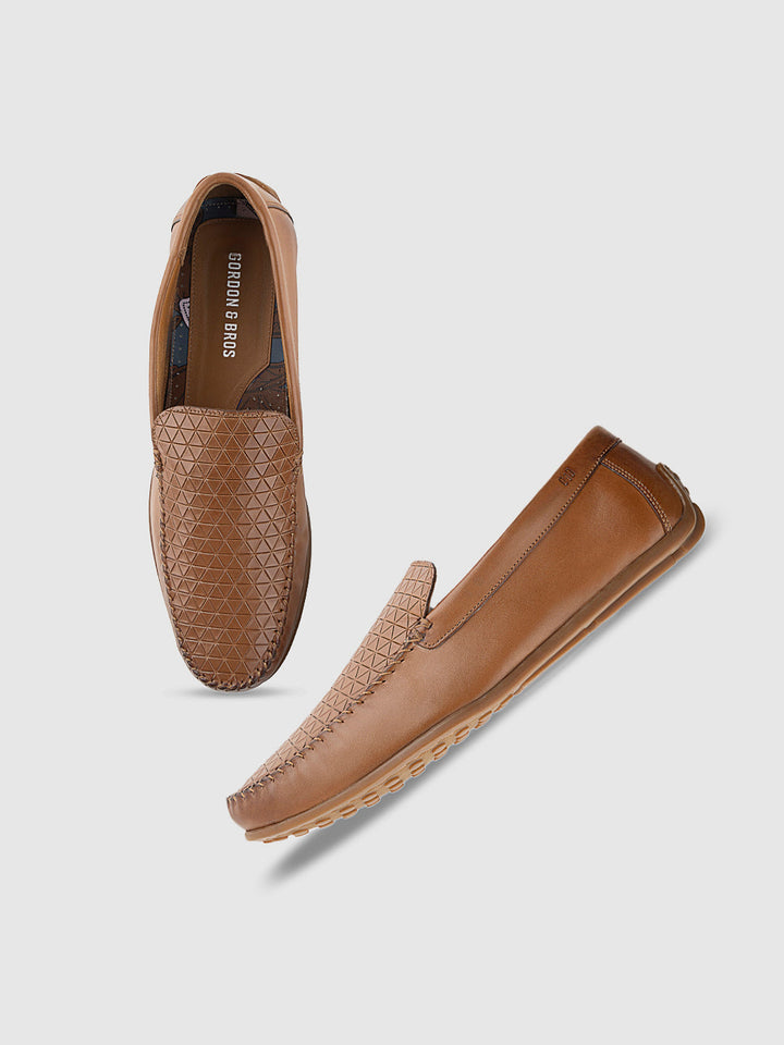 Gordon And Bros Tan Men Moccasin