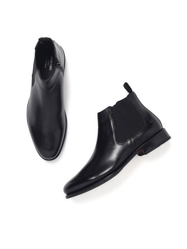 Gordon And Bros Adigo Black Men Chelsea Boots - Zipper