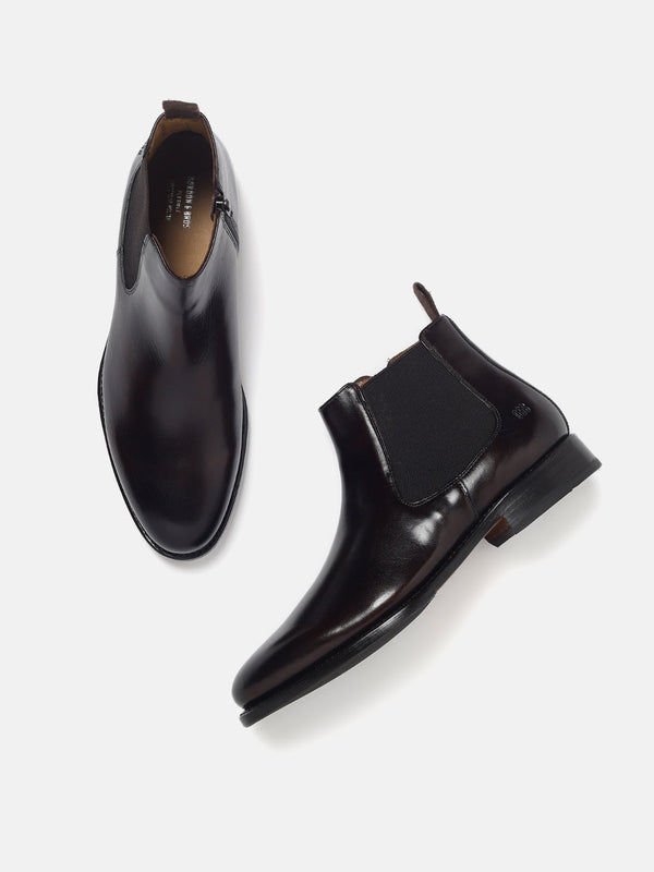 Gordon And Bros Adigo Brown Men Chelsea Boots - Zipper