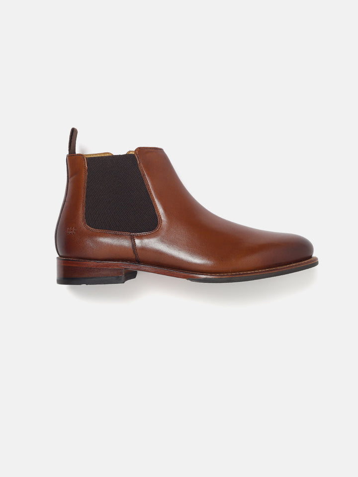 Gordon And Bros Adigo Tan Men Chelsea Boots - Zipper