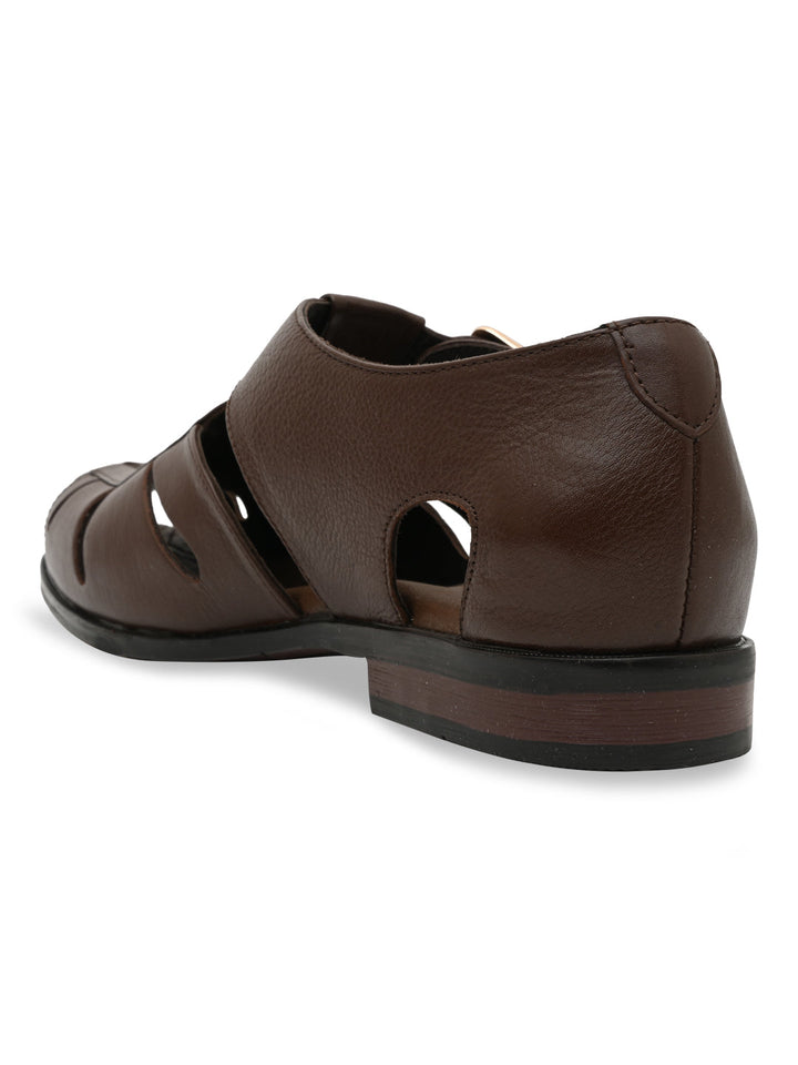 Imperio By Regal Brown Men Leather Pathanis